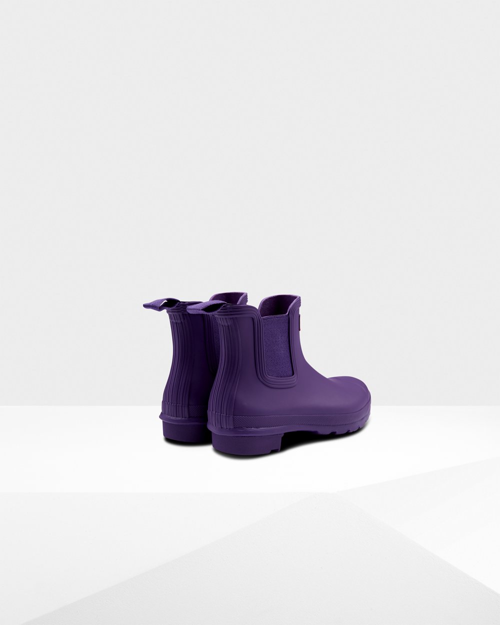 Hunter Original Chelsea Boots - Online Store Womens Blue Purple - JMPYAC285